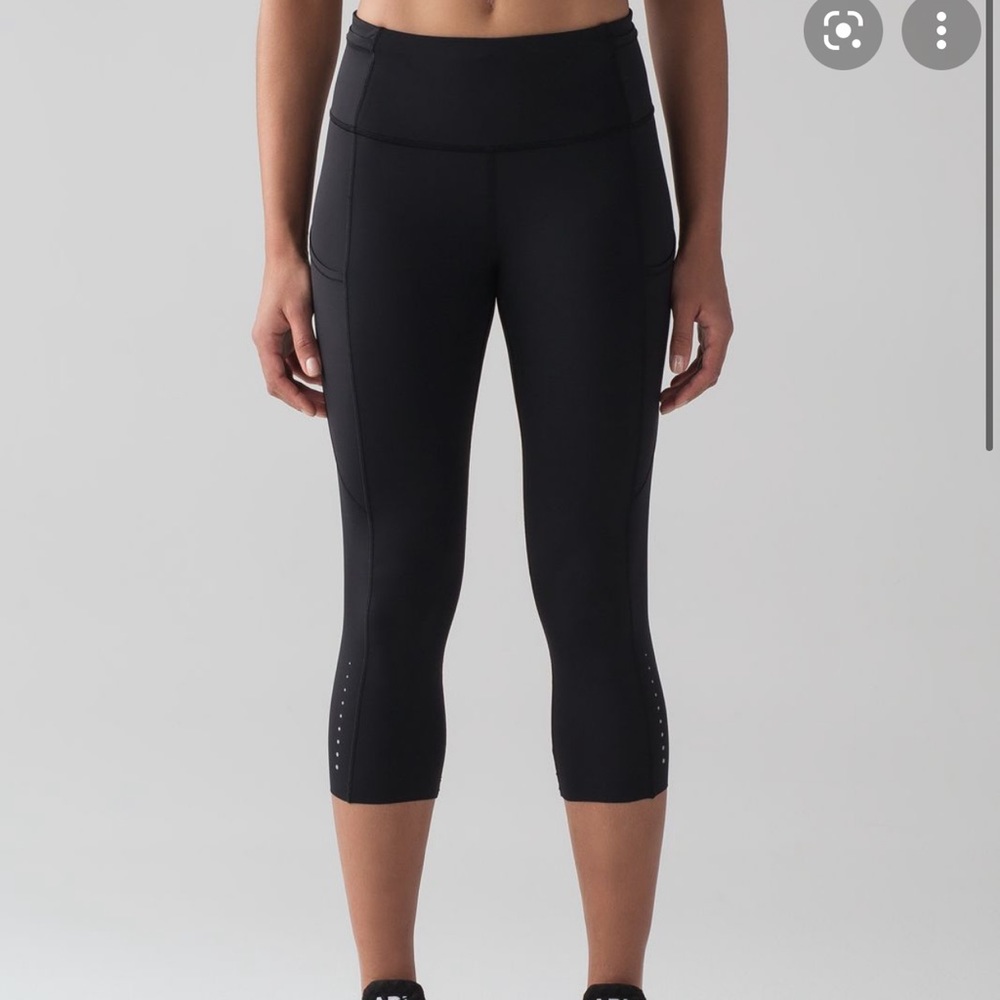 Lululemon Fast and Free HR Crop 19” NWT